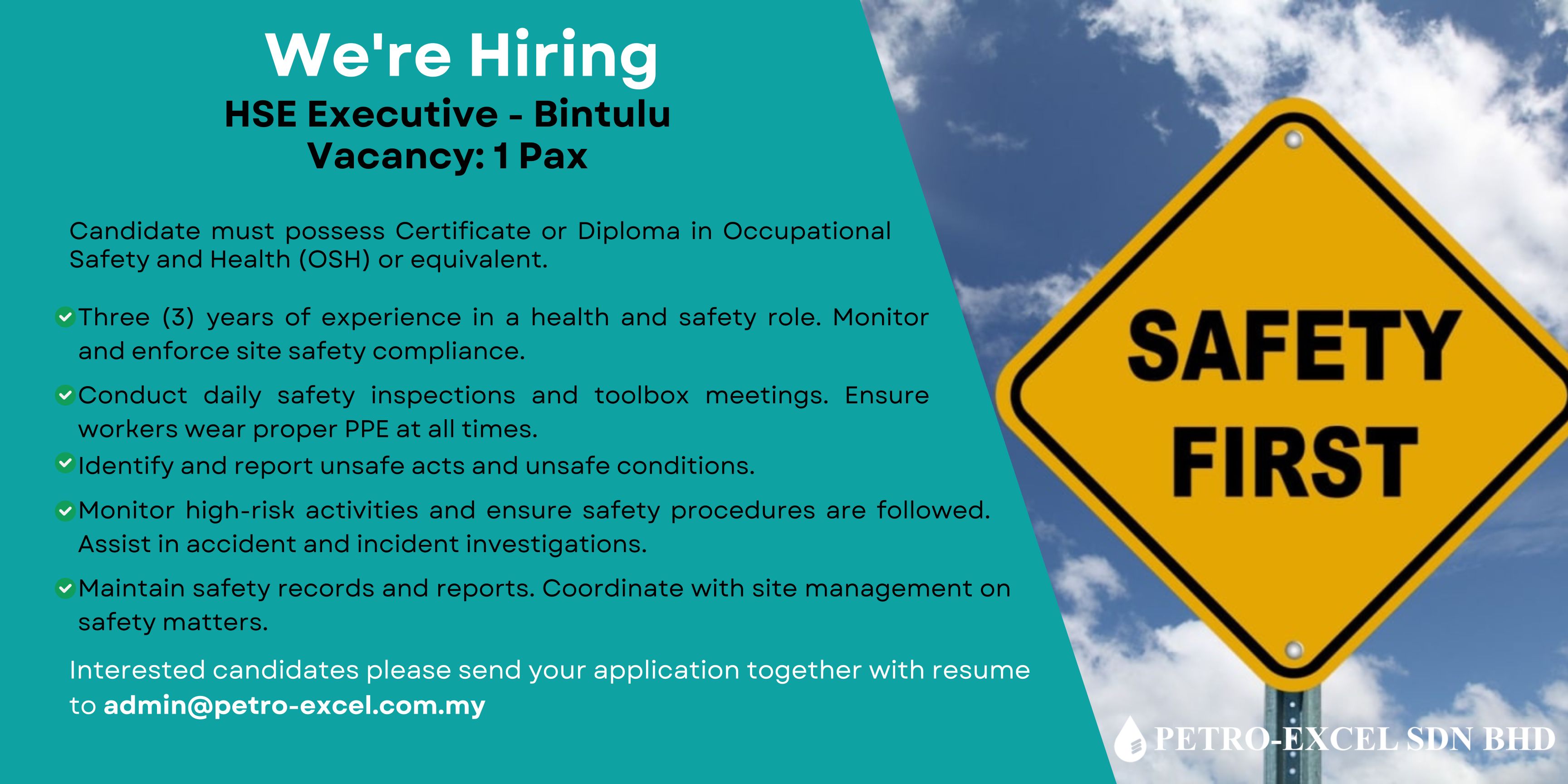 HSE Executive - Bintulu
